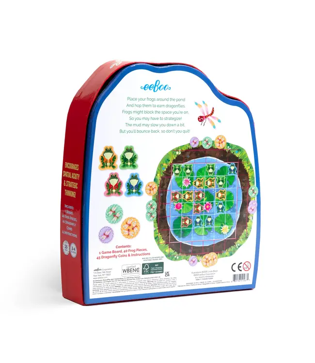 eeboo Frog Hopkins Shaped Game