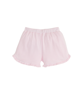 Little English Light Pink Stripe Tulip Knit Short