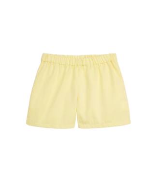 Little English Yellow Twill Basic Shorts