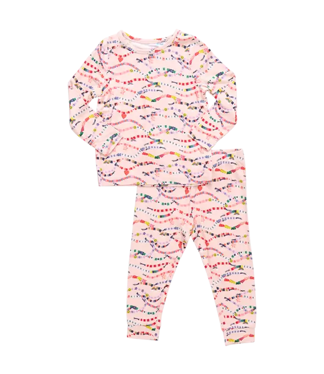 Pink Chicken Friendship Bracelet Era PJ Set