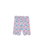 Set Athleisure Bloomberry Floral Kiley Scallop Biker Short