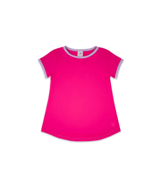 Set Athleisure Power Pink/Petal Purple Bridget Basic Tee