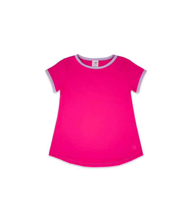 Set Athleisure Power Pink/Petal Purple Bridget Basic Tee