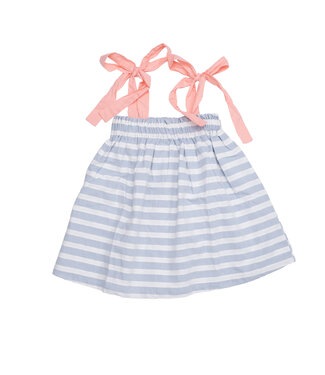 The Oaks Apparel Blue/White Stripe Lola Dress