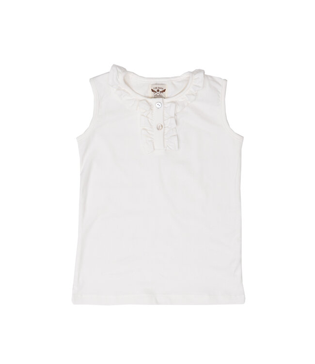 The Oaks Apparel White Lucy Sleeveless Top
