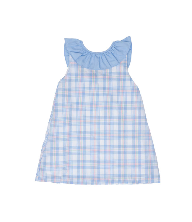 The Oaks Apparel Pink/Blue Plaid Ally Kole Dress