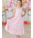 Mila & Rose Sweet Strawberries Ruffle Maxi Dress