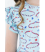 Mila & Rose Miss Americana Flutter Sleeve Twirl Dress