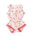 Mila & Rose Berry Charming Pom Pom Romper