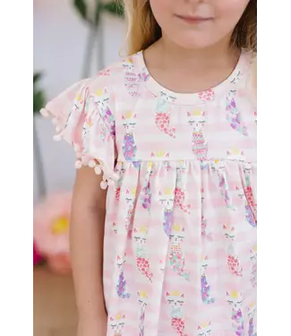 Mila & Rose Pur-Maid Pom Pom Dress