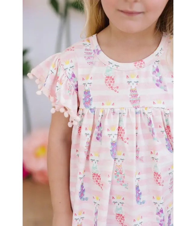 Mila & Rose Pur-Maid Pom Pom Dress