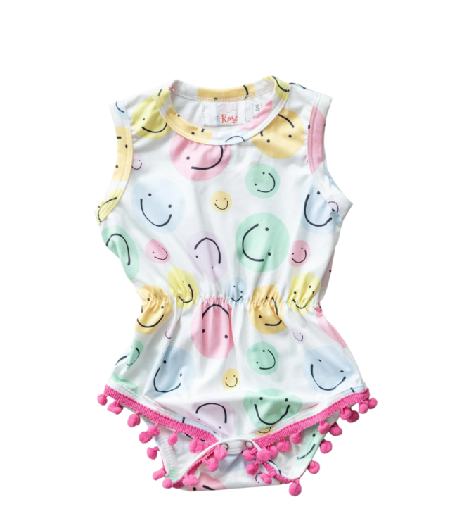 Mila & Rose Smile in Style Pom-Pom Romper