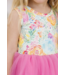 Mila & Rose Rainbow Floral Tank Tutu Dress