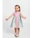 Florence Eiseman Stripe Seersucker Dress w/Flowers