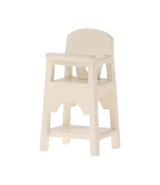Maileg High Chair, Mouse  Off White