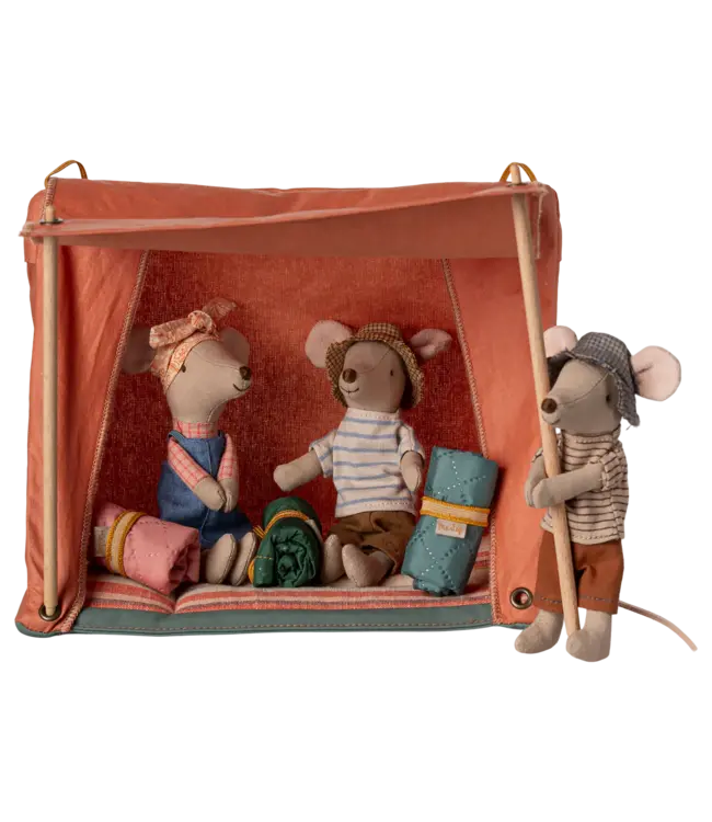 Maileg Happy Camper Tent, Mouse