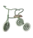 Maileg Abri a Tricycle Mouse-Green