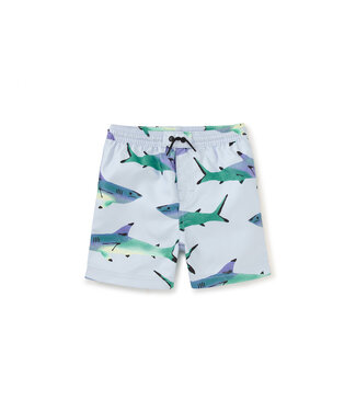 Tea Collection Painted Shark Swim Trunks