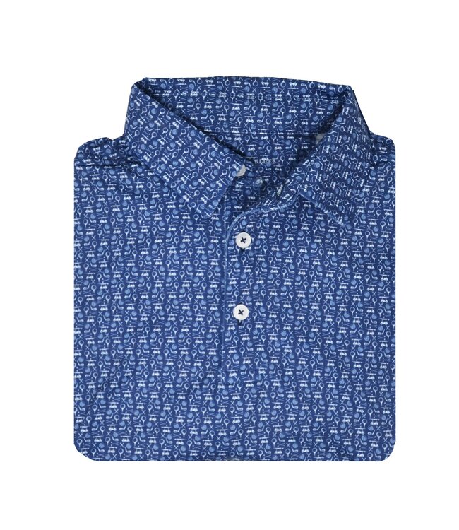 Bald Head Blues Medieval All Over Cart Polo