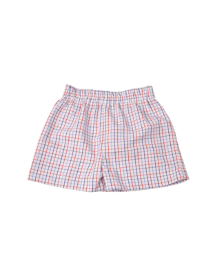 Funtasia Too Primary Plaid Boys Shorts