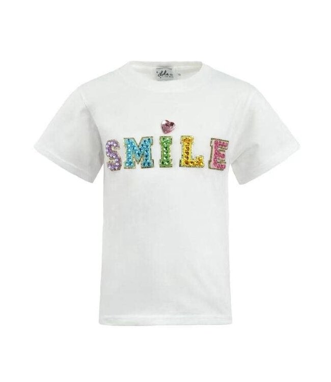 Lola & the Boys Crystal Smile T-Shirt