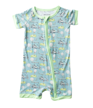 LEV baby Noah Shorts Zip Romper