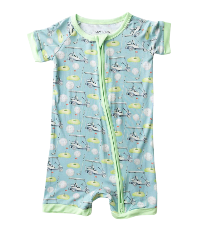 LEV baby Noah Shorts Zip Romper