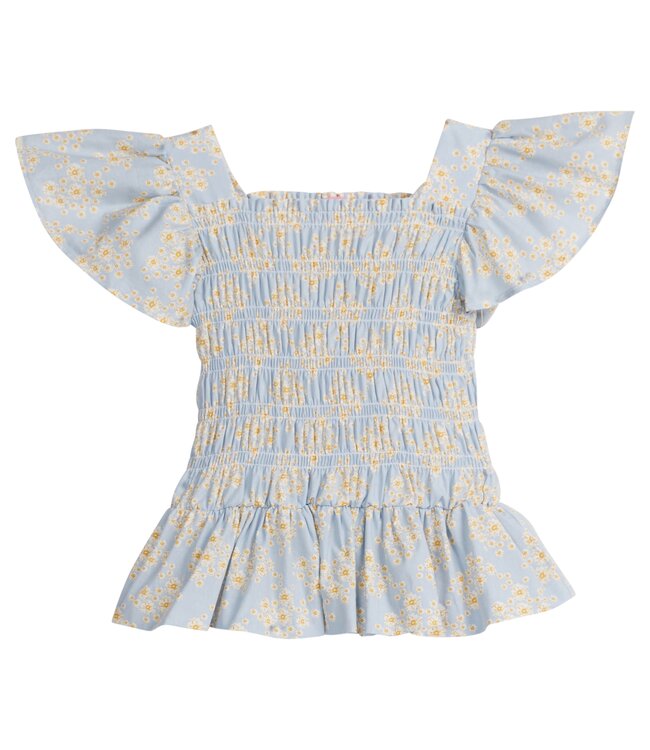 Bisby Blue Ditsy Floral India Top