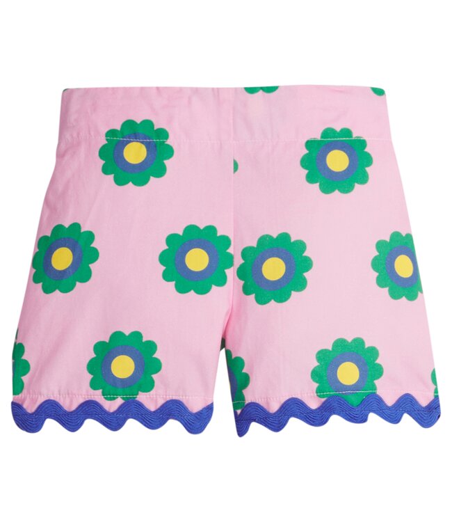 Bisby Ric Rac Short-Poppy Floral Pink