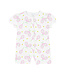 LydaBaby White/Pink Game, Set, Match Romper