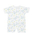 LydaBaby White/Blue Game, Set, Match Romper