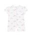 LydaBaby White/Pink Mama Whale Romper