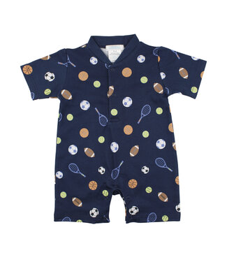 LydaBaby Navy Romper All Sport Romper
