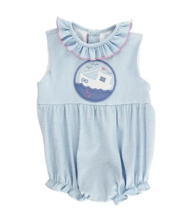 Bailey Boys Shrimp Boat Knit Girl Infant Bubble