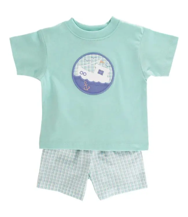 Bailey Boys Shrimp Boat Boys Short Set