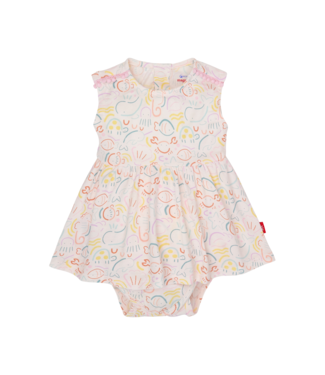 Magnificent Baby So-Fish Ticated Modal Bodysuit Dress