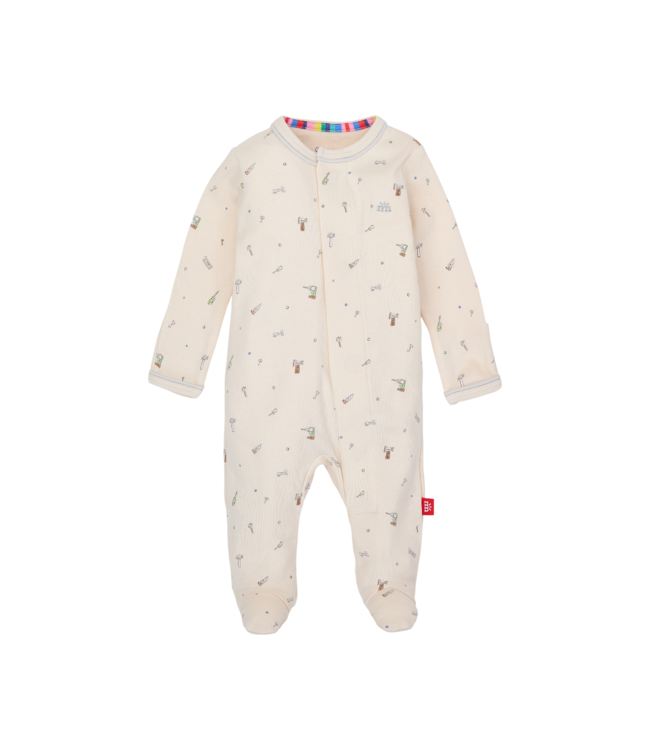 Magnificent Baby Fix it Friends Organic Cotton Footie