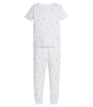 Little English Pink Golf S/S Ruffled Jammies