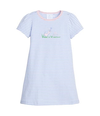 Little English Golf Tee Applique T-Shirt Dress
