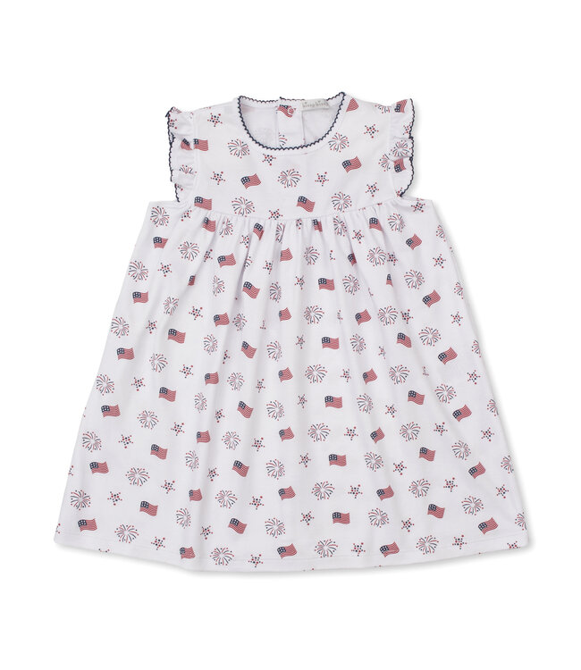 Kissy Kissy Bold Stripes & Bright Stars Dress