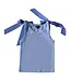 Little Olin Blue Bow Tank Top