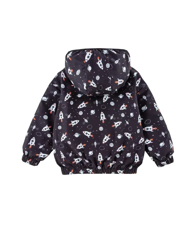 Black Space Reversible Windbreaker