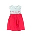 Kidiwi Watermelon Poplin Abigail Smocked Dress