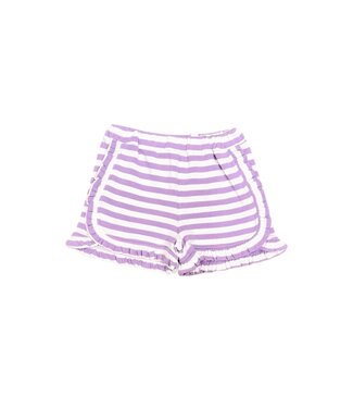 Luigi Lavender/White Ruffled Shorts