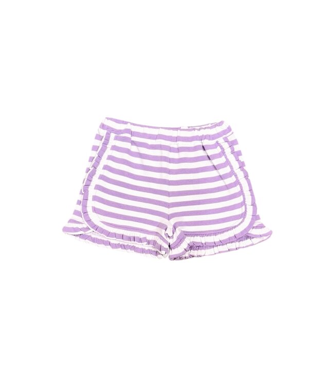 Luigi Lavender/White Ruffled Shorts