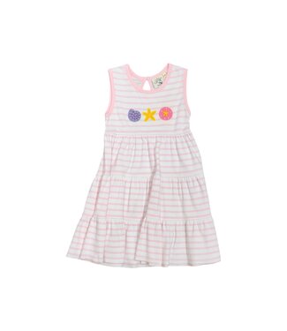 Luigi Lt. Pink/White Seashells Dress