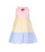 Duffield Lane Annika Oxford Stripe Color Block Dress