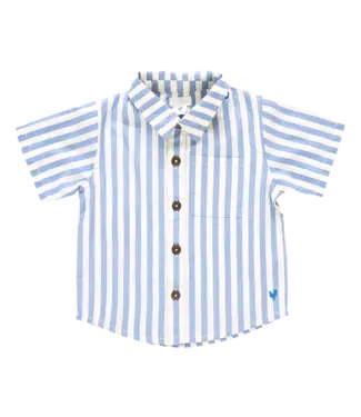 Pink Chicken Blue Stripe Jack Shirt