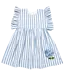Pink Chicken Blue Stripe Sarita Dress