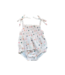 babysprouts Summer Polka Dot Smocked Bodysuit